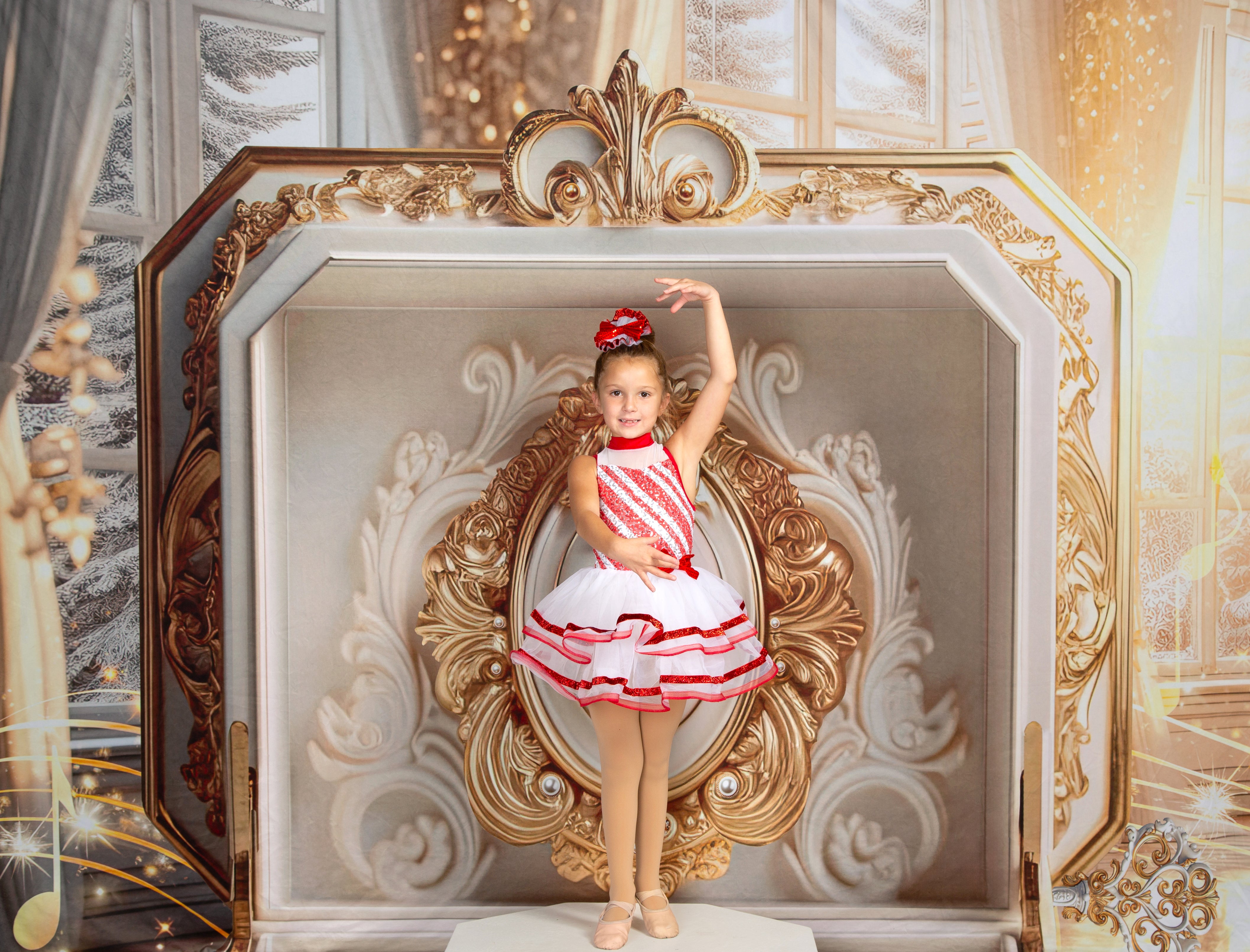 Kate Boîte à musique Chambre Doré Toile de fond conçue par Mini MakeBelieve - Kate Backdrop FR