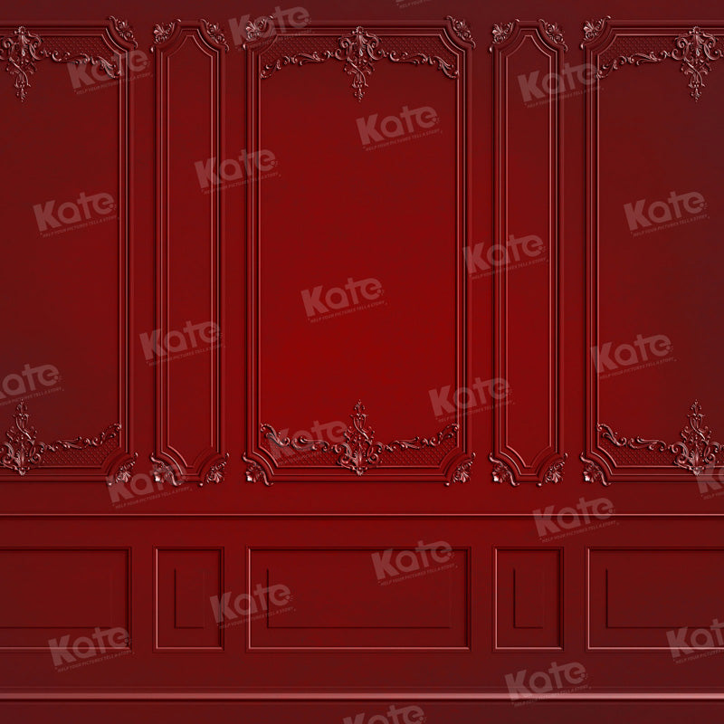Kate Mur Rouge Noël Toile de fond pour la photographie - Kate Backdrop FR