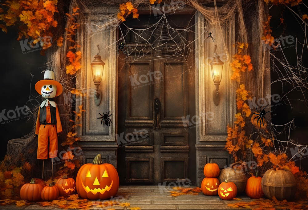 Kate Halloween Toile d'araignée Porte Toile de fond conçu par Emetselch - Kate Backdrop FR