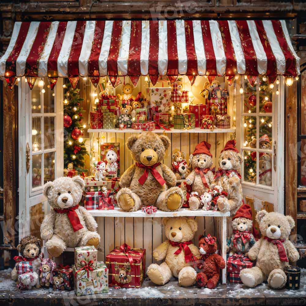 Kate Noël Ours en peluche Magasin Toile de fond conçu par Emetselch - Kate Backdrop FR
