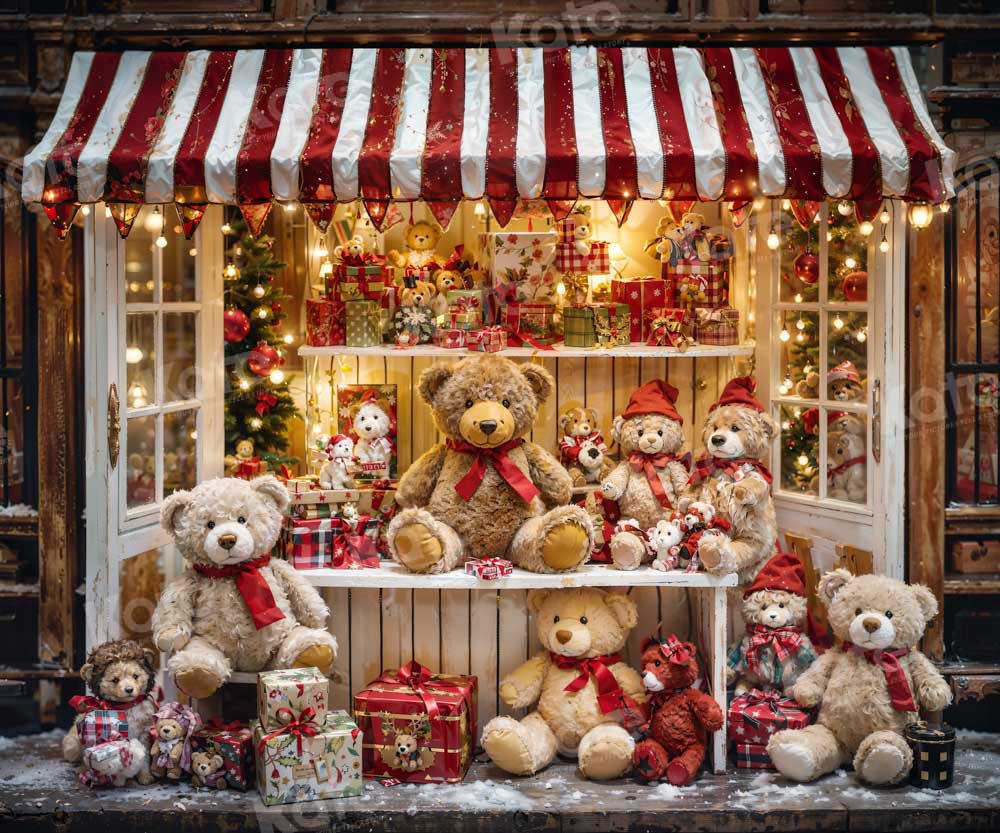 Kate Noël Ours en peluche Magasin Toile de fond conçu par Emetselch - Kate Backdrop FR