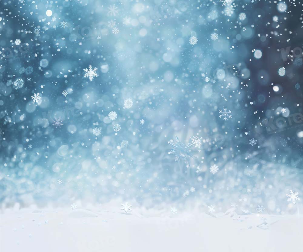 Kate Hiver Neige Bokeh Toile de fond Conçu par Chain Photographie - Kate Backdrop FR