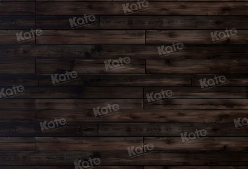 Kate Bois Plancher Marron foncé Toile de fond pour la photographie - Kate Backdrop FR