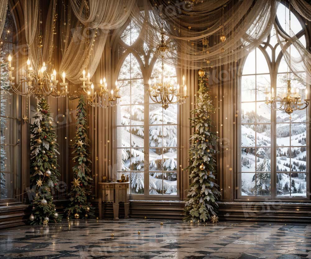 Kate Noël Fenêtre Élégant Chambre Toile de fond conçu par Emetselch - Kate Backdrop FR