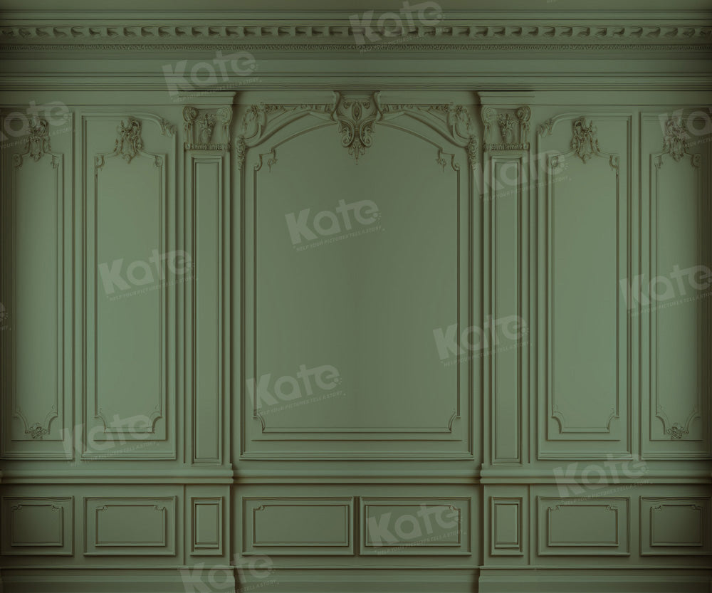Kate Rétro Vert foncé Mur Toile de fond Conçu par Kate Image - Kate Backdrop FR