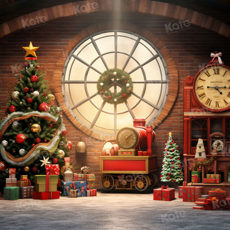 Kate Noël Mur de briques Cadeaux Fenêtre Toile de fond pour la photographie - Kate Backdrop FR