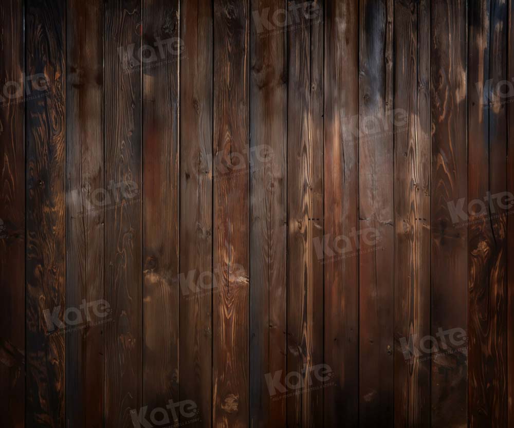 Kate Brun Bois Sol Plancher Toile de Fond Conçu par Kate Image - Kate Backdrop FR