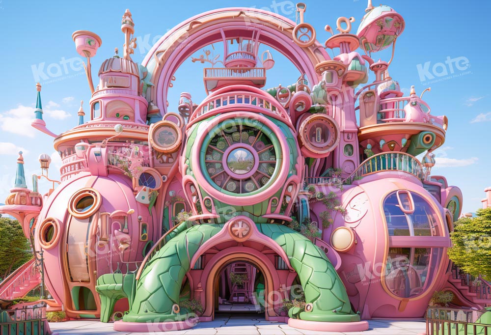 Kate Rose Enfant Château de bonbons Toile de fond conçu par Emetselch - Kate Backdrop FR
