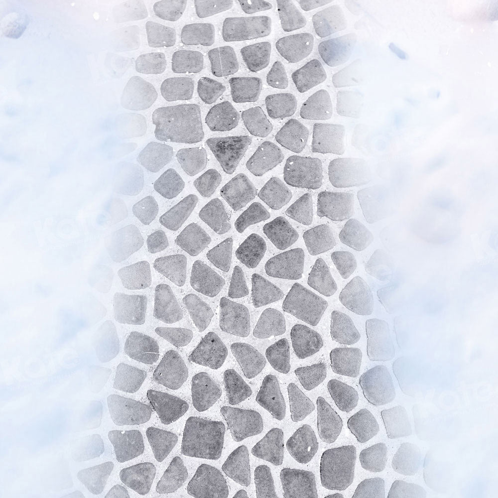 Kate Chemin Neige Sol Blanc Toile de Fond Conçu par Kate Image