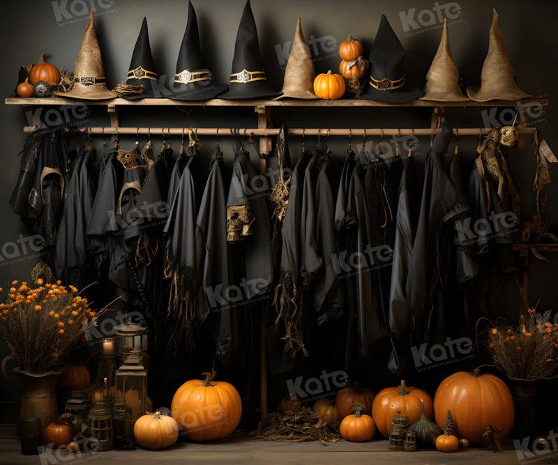 Kate Vestiaire du Enchanteur Halloween Toile de fond pour la photographie