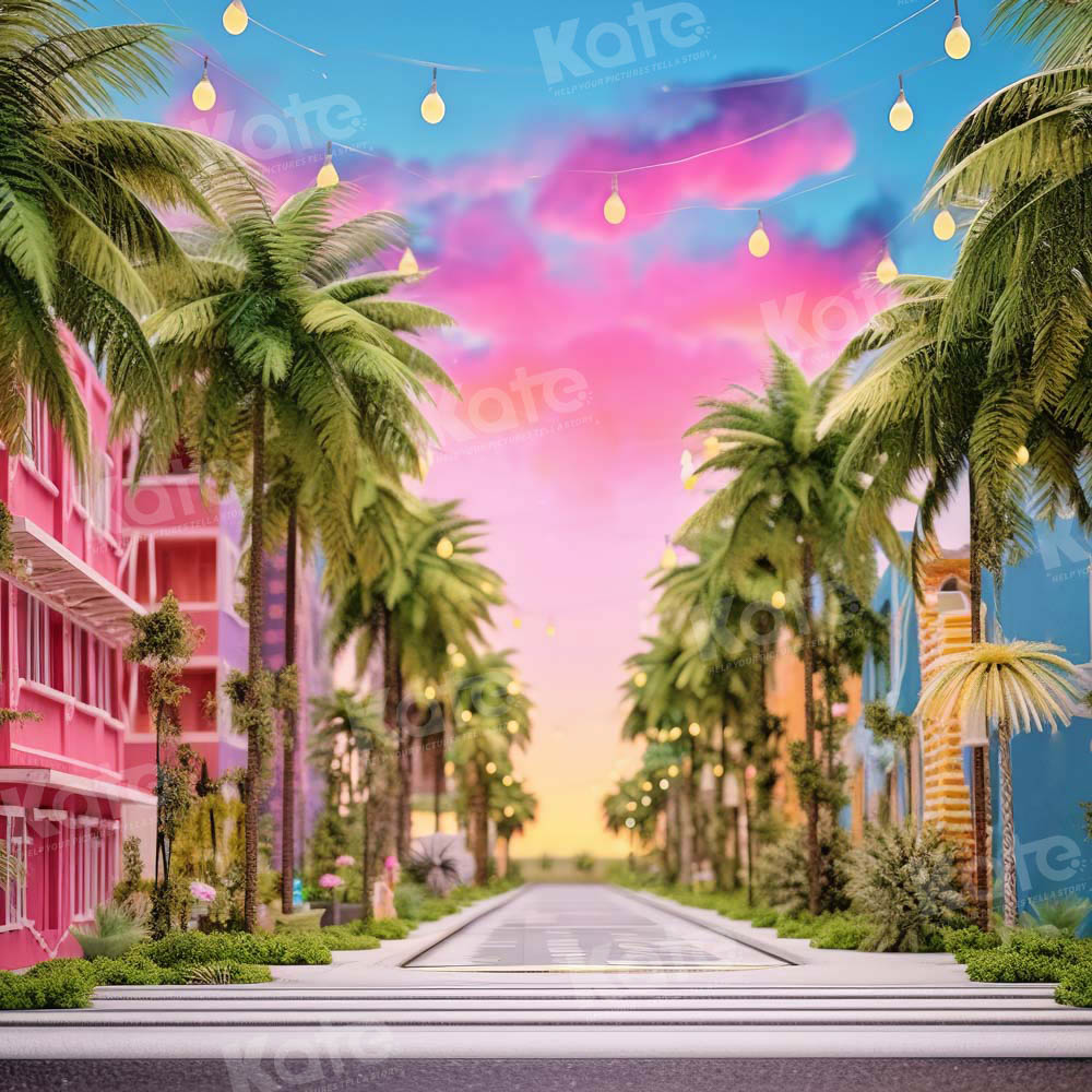 Kate Été Rêve de poupée Coco Ville Toile de fond conçu par Emetselch - Kate Backdrop FR