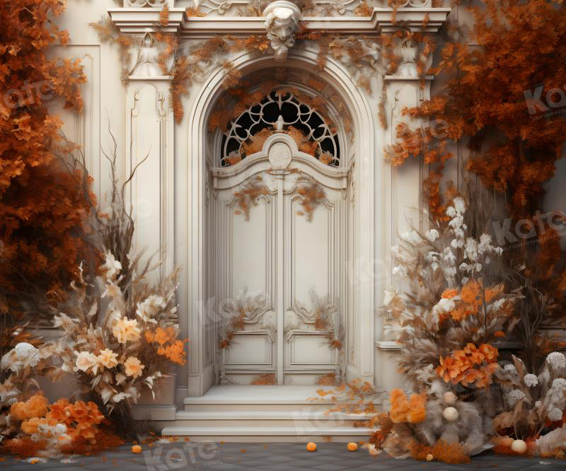 Kate Automne Peint Beaux-Arts Blanc Porte Toile de fond pour la photographie - Kate Backdrop FR