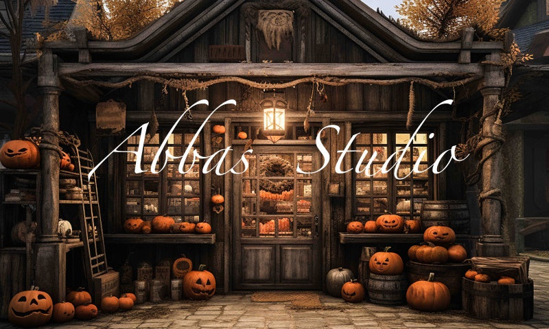 Kate Ancienne boutique Halloween Toile de fond conçue par Abbas Studio - Kate Backdrop FR