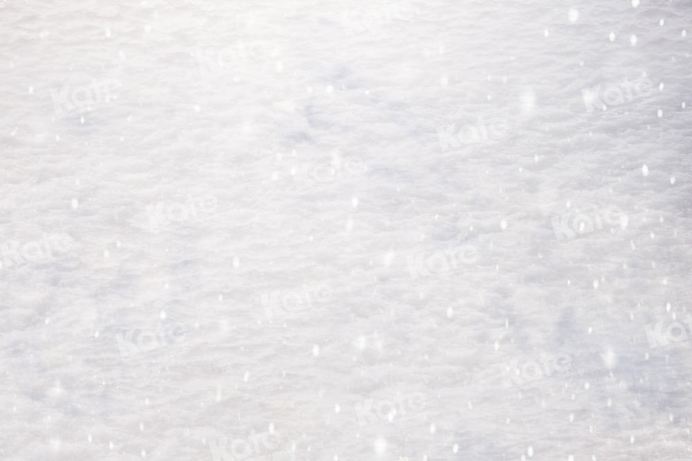 Kate Hiver Neige Sol givré Toile de fond Conçu par Chain Photographie - Kate Backdrop FR