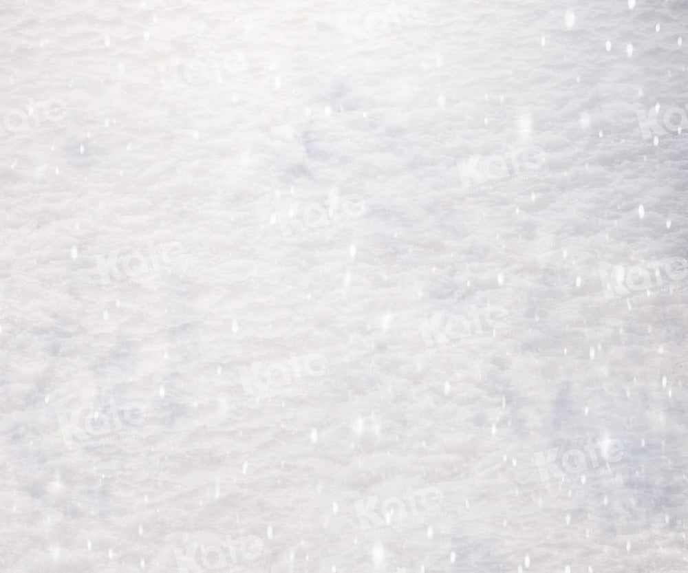 Kate Hiver Neige Sol givré Toile de fond Conçu par Chain Photographie - Kate Backdrop FR