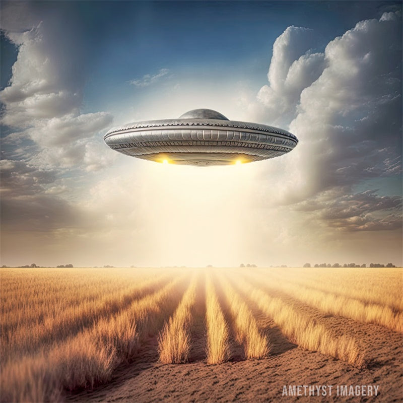 Kate Champ OVNI Terrain Toile de fond conçu par Angela Marie Photographie - Kate Backdrop FR