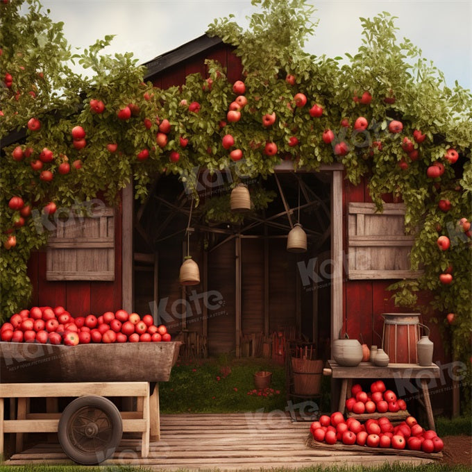 Kate Automne Ferme de pommes Toile de fond conçue par Emetselch - Kate Backdrop FR