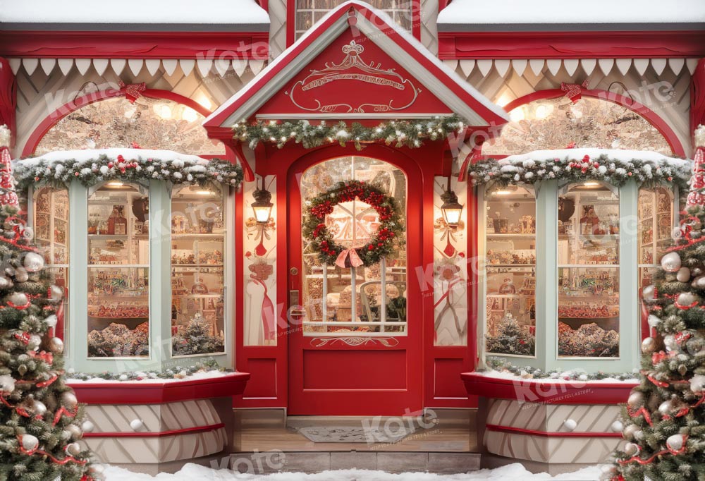Kate Noël Magasin Rouge Fenêtre Toile de fond conçue par Emetselch