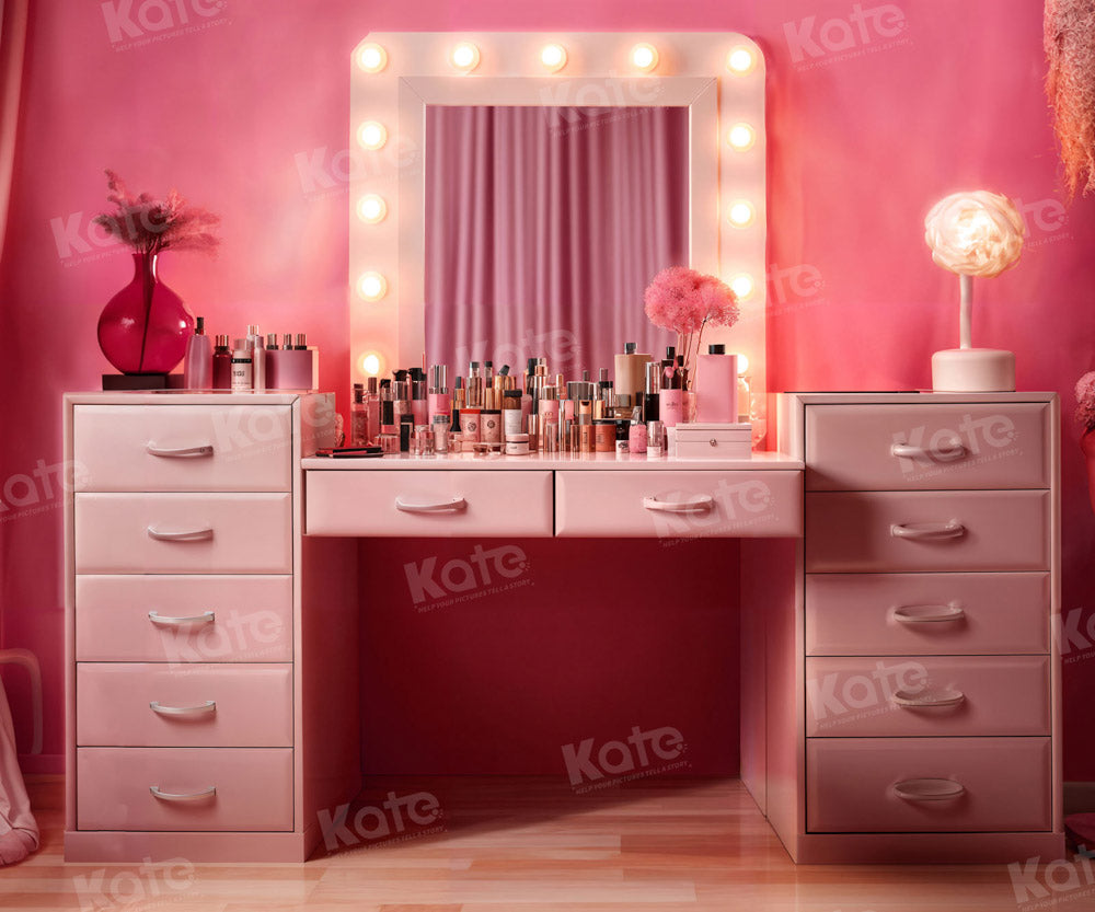 Kate Rêve de poupée Rose Table de toilette Toile de fond pour la photographie - Kate Backdrop FR