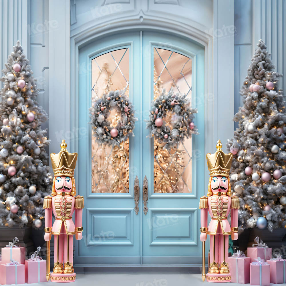 Kate Noël Bleu Porte Casse-Noisette Toile de fond pour la photographie