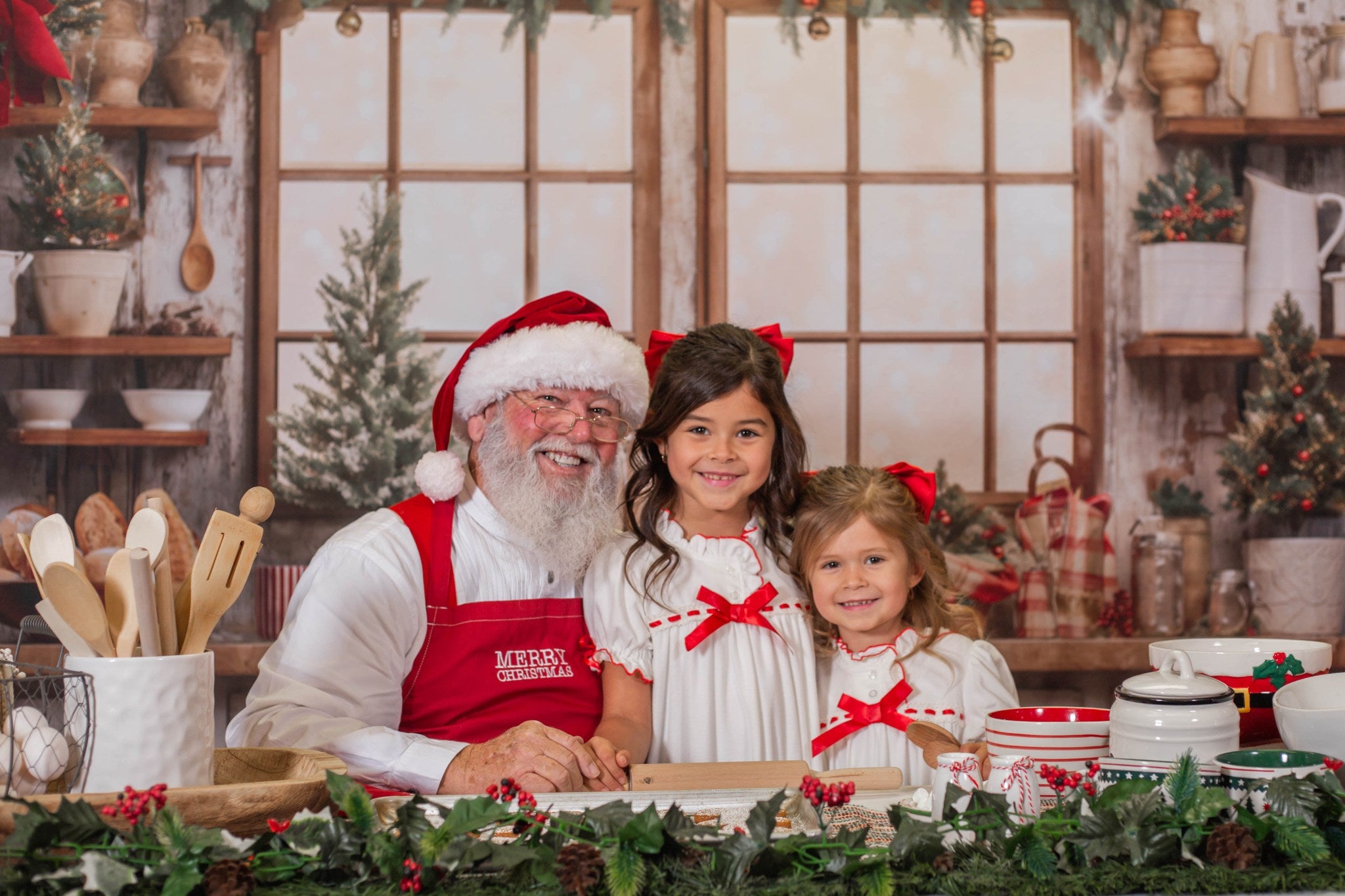 Kate Noël Cuisine Mur en bois Fenêtre Toile de fond conçue par Emetselch - Kate Backdrop FR