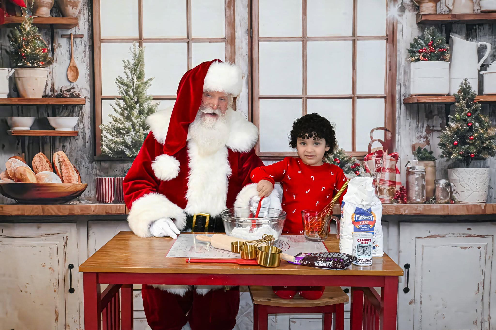 Kate Noël Cuisine Mur en bois Fenêtre Toile de fond conçue par Emetselch - Kate Backdrop FR