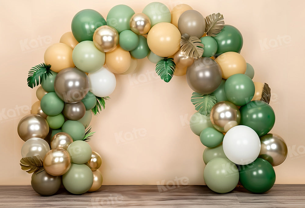 Kate Été Plaisir Arche de ballons Anniversaire Toile de fond conçue par Emetselch - Kate Backdrop FR