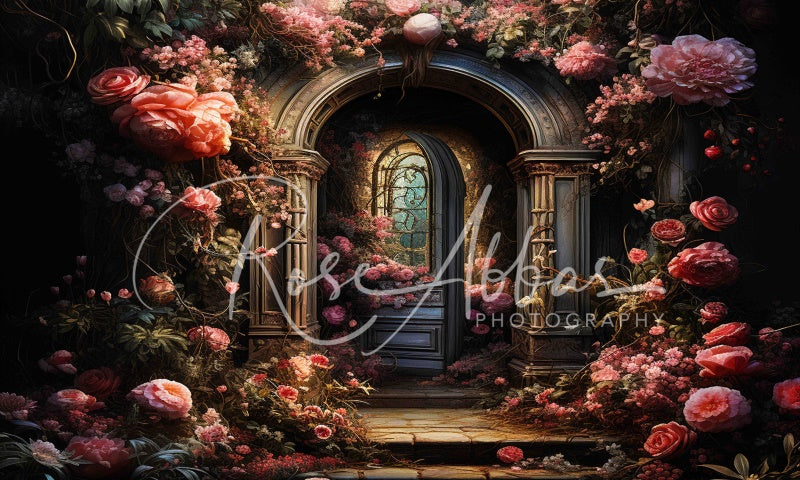 Kate Jardin Magique Porte florale Toile de fond conçue par Rose Abbas