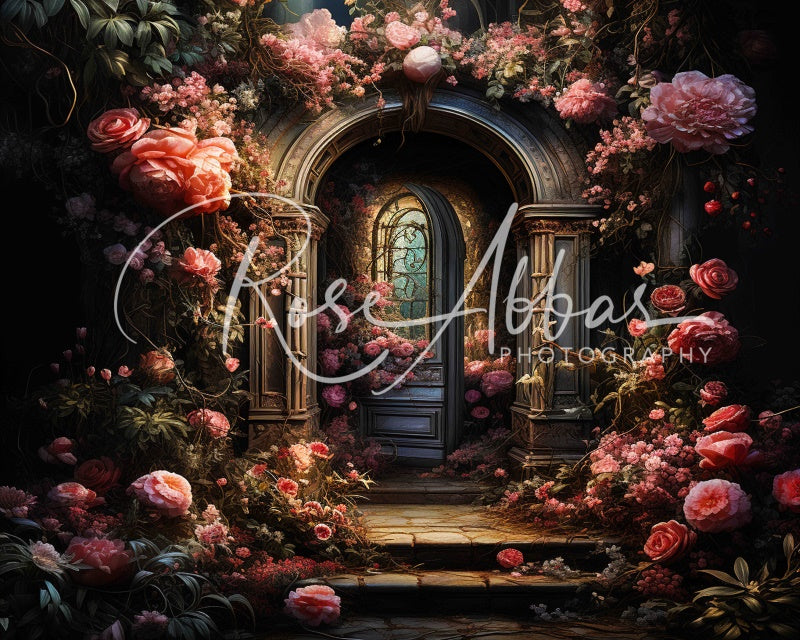 Kate Jardin Magique Porte florale Toile de fond conçue par Rose Abbas