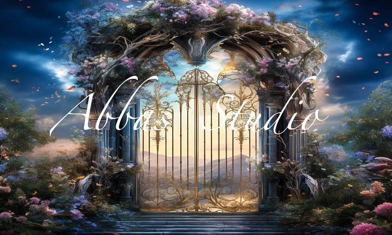 Kate Porte enchantée Jardin Magique Toile de fond conçue par Abbas Studio