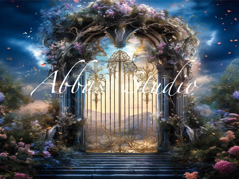Kate Porte enchantée Jardin Magique Toile de fond conçue par Abbas Studio
