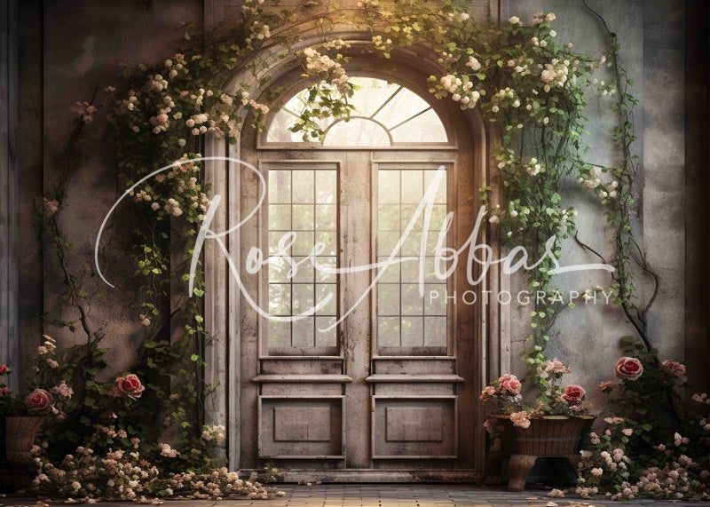 Kate Arche Florale Porte Printemps Toile de fond conçue par Rose Abbas