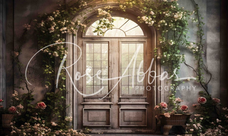 Kate Arche Florale Porte Printemps Toile de fond conçue par Rose Abbas