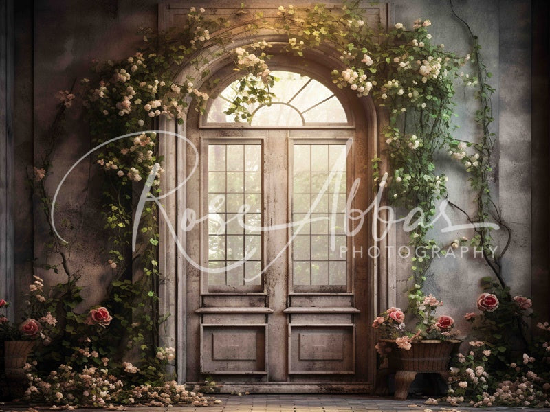 Kate Arche Florale Porte Printemps Toile de fond conçue par Rose Abbas