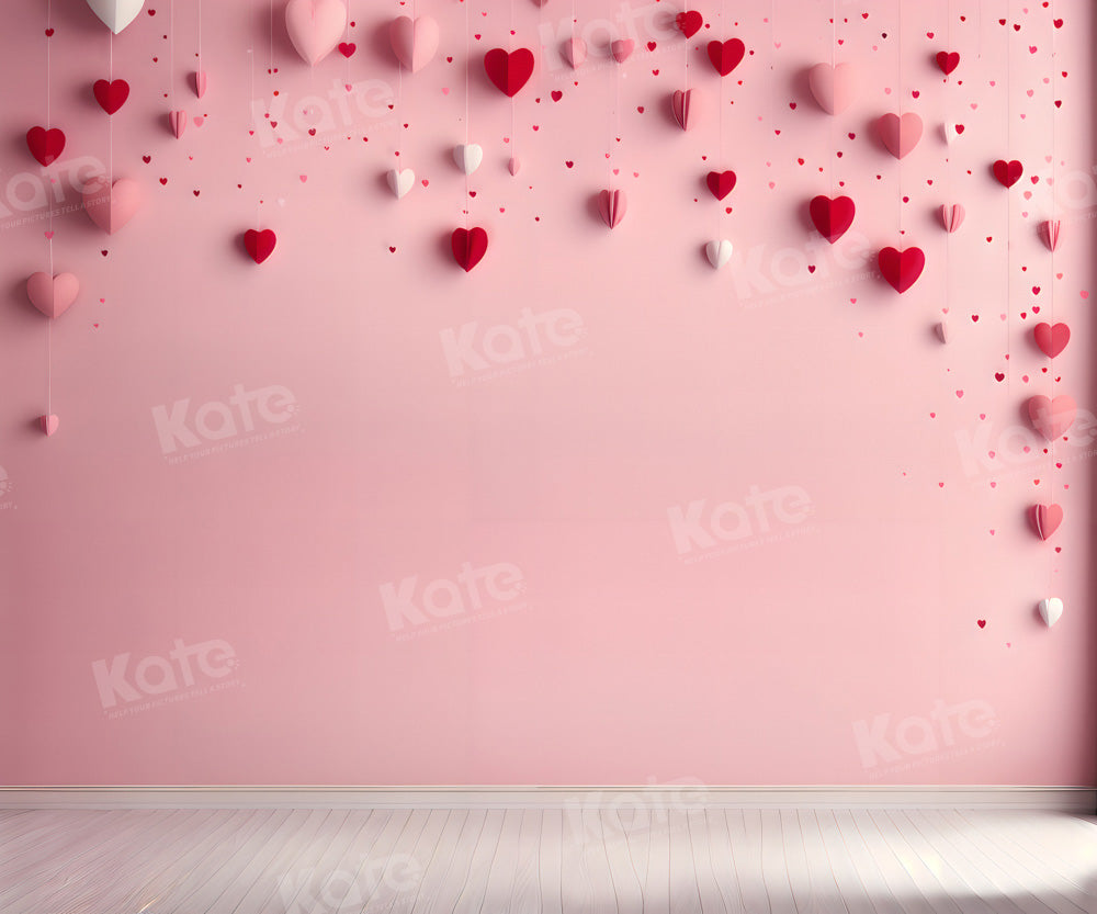 Kate Saint Valentin Mur Rose Amour Toile de fond pour la photographie - Kate Backdrop FR