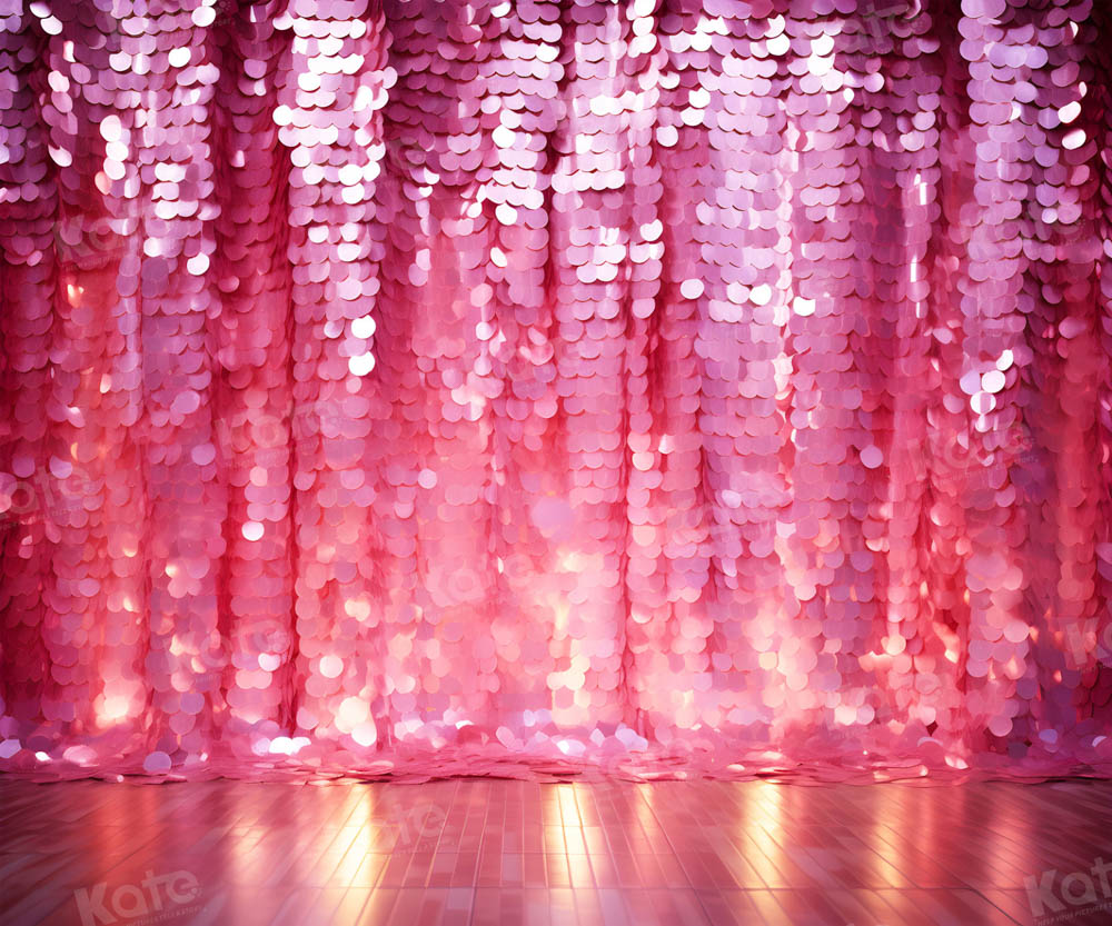 Kate Saint Valentin Paillette rose Mur Toile de fond pour la photographie