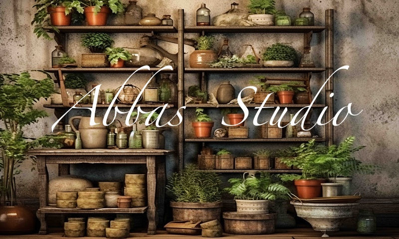 Kate Serre Mur Plante Toile de fond conçue par Abbas Studio - Kate Backdrop FR