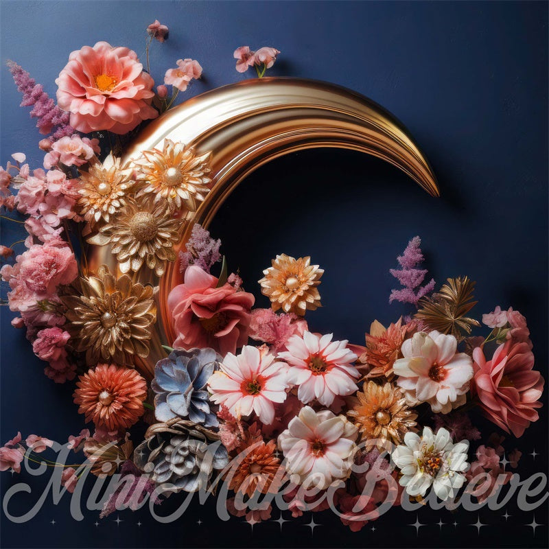 Kate Lune Fleurs Beaux-Arts Anniversaire Toile de fond conçue par Mini MakeBelieve