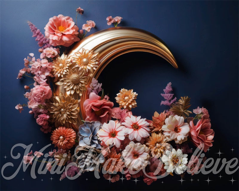 Kate Lune Fleurs Beaux-Arts Anniversaire Toile de fond conçue par Mini MakeBelieve