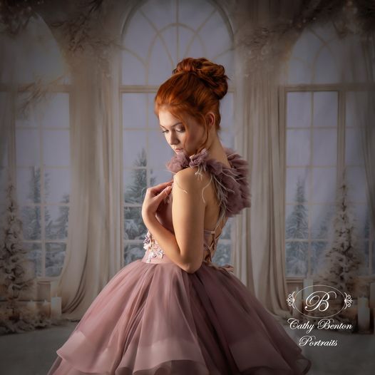 Offres Éclair #3 Kate Noël Blanc Doré Fenêtre Toile de fond conçue par Chain Photographie - Kate Backdrop FR