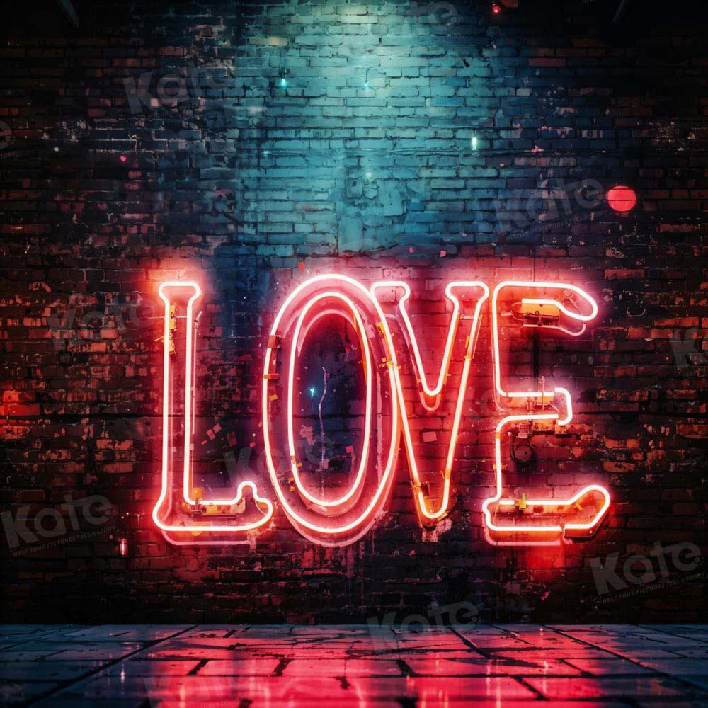 Kate Saint Valentin Love Lumière Toile de fond conçue par Chain Photographie - Kate Backdrop FR