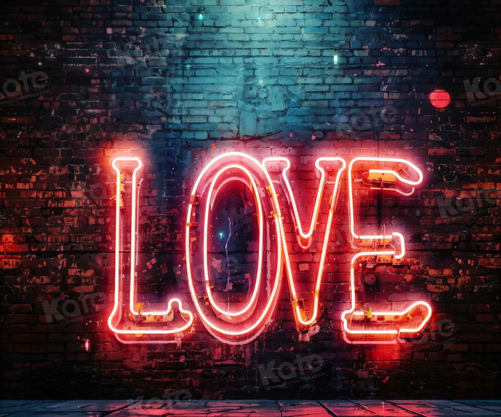 Kate Saint Valentin Love Lumière Toile de fond conçue par Chain Photographie - Kate Backdrop FR