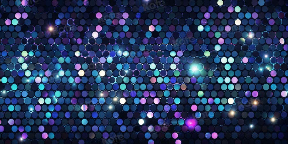 Kate Lumière bleue Paillette Toile de fond conçue par Chain Photographie - Kate Backdrop FR