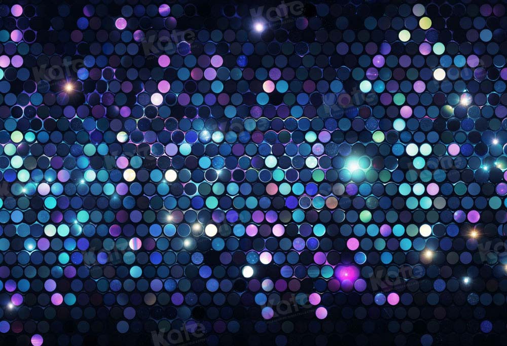 Kate Lumière bleue Paillette Toile de fond conçue par Chain Photographie - Kate Backdrop FR