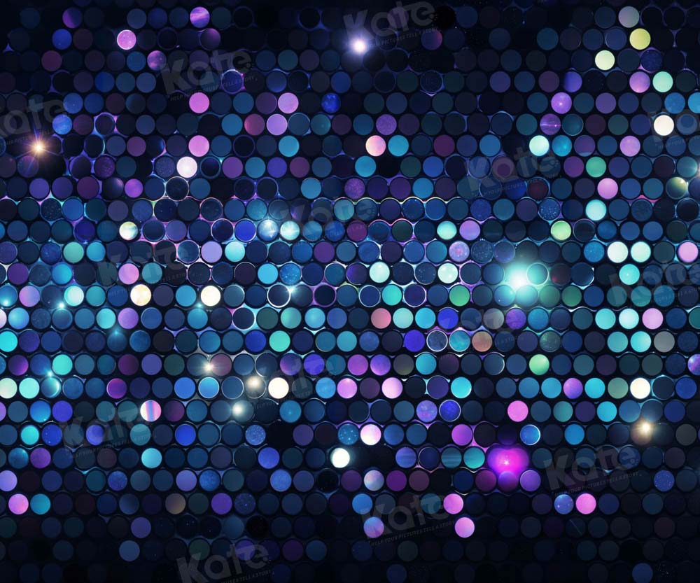 Kate Lumière bleue Paillette Toile de fond conçue par Chain Photographie - Kate Backdrop FR