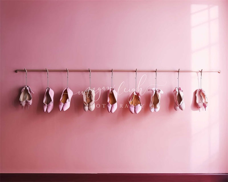 Kate Chaussures de ballet Mur Toile de fond conçue par Megan Leigh Photographie