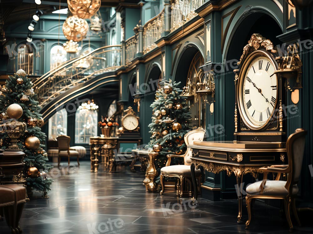 Kate Noël Vintage Horloge Chambre Toile de fond conçue par Chain Photographie - Kate Backdrop FR