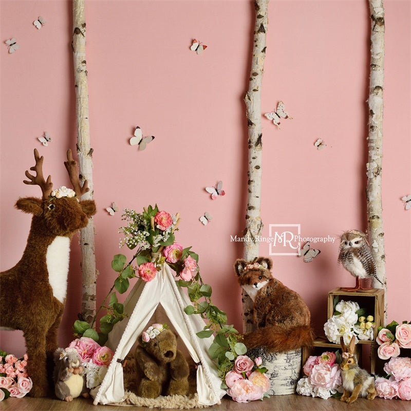 Kate Rose Sauvage Premier anniversaire Toile de fond conçue par Mandy Ringe - Kate Backdrop FR