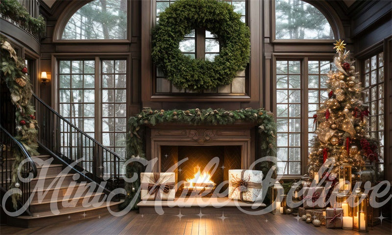 Kate Expérience Père Noël Chambre Toile de fond conçue par Mini MakeBelieve - Kate Backdrop FR