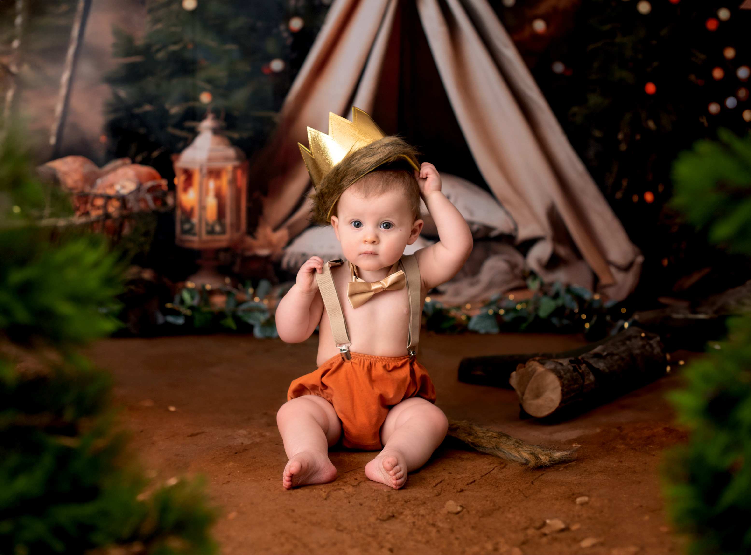 Kate Cake smash Camping Tente Aventure Toile de fond conçue par Chain Photographie - Kate Backdrop FR